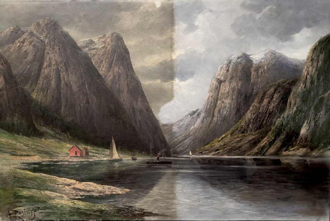 Restoration Paintings: Mountains